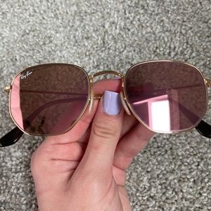 Rayban Hexagonal Flat Lenses